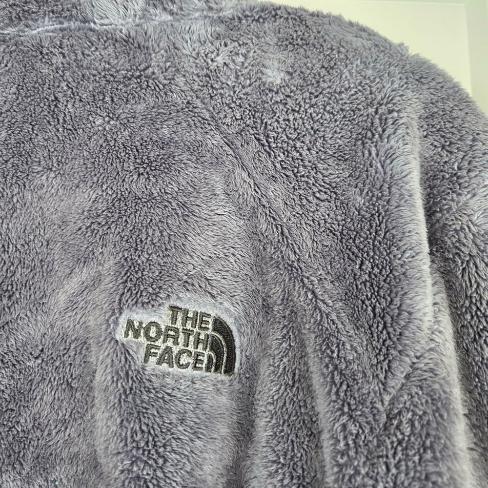 The North Face Womens Fleece Jacket Gray Zip Up Cozy Warm Outerwear Size XL - Picture 9 of 12